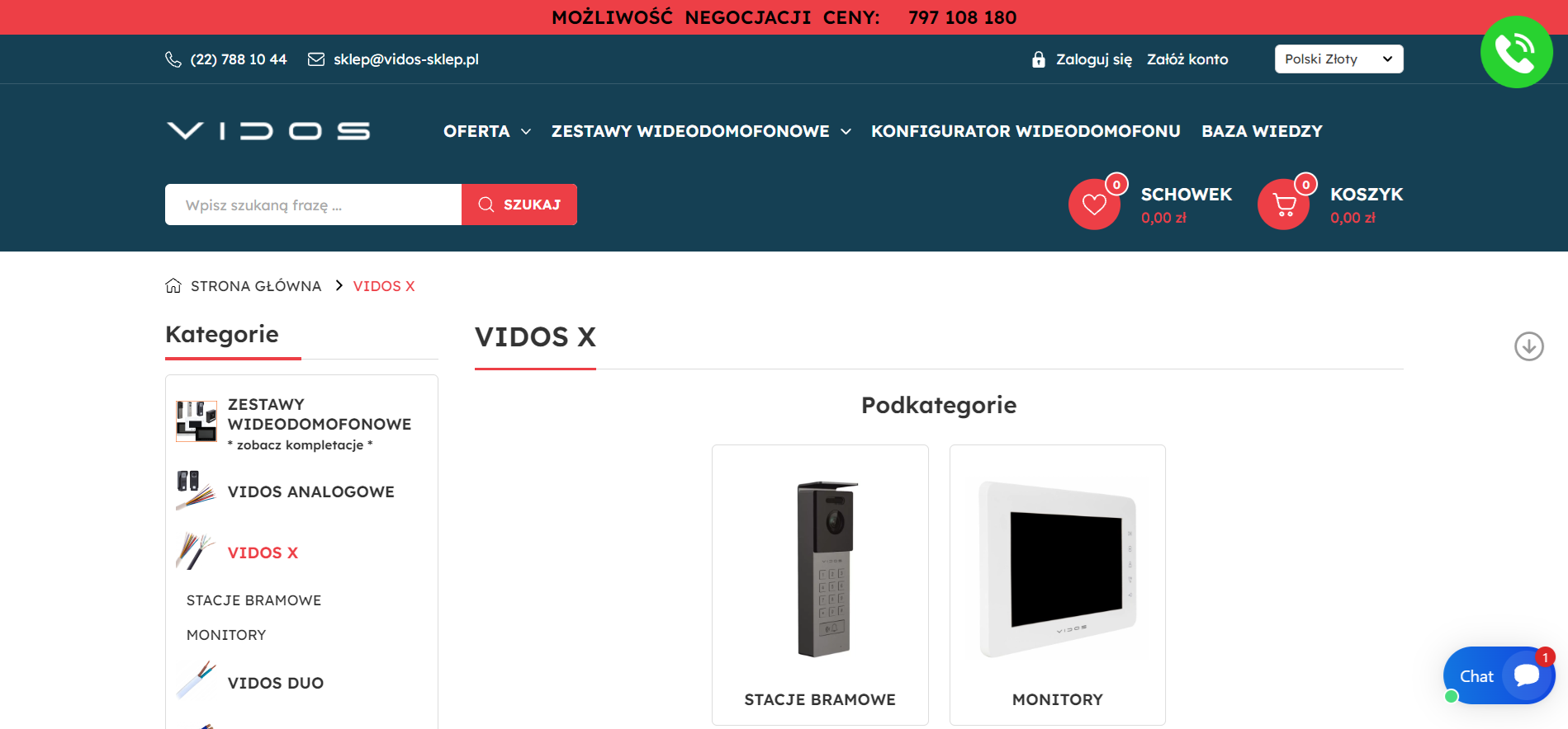Vidos X - jaki wideodomofon wybrać do domu jednorodzinnego?