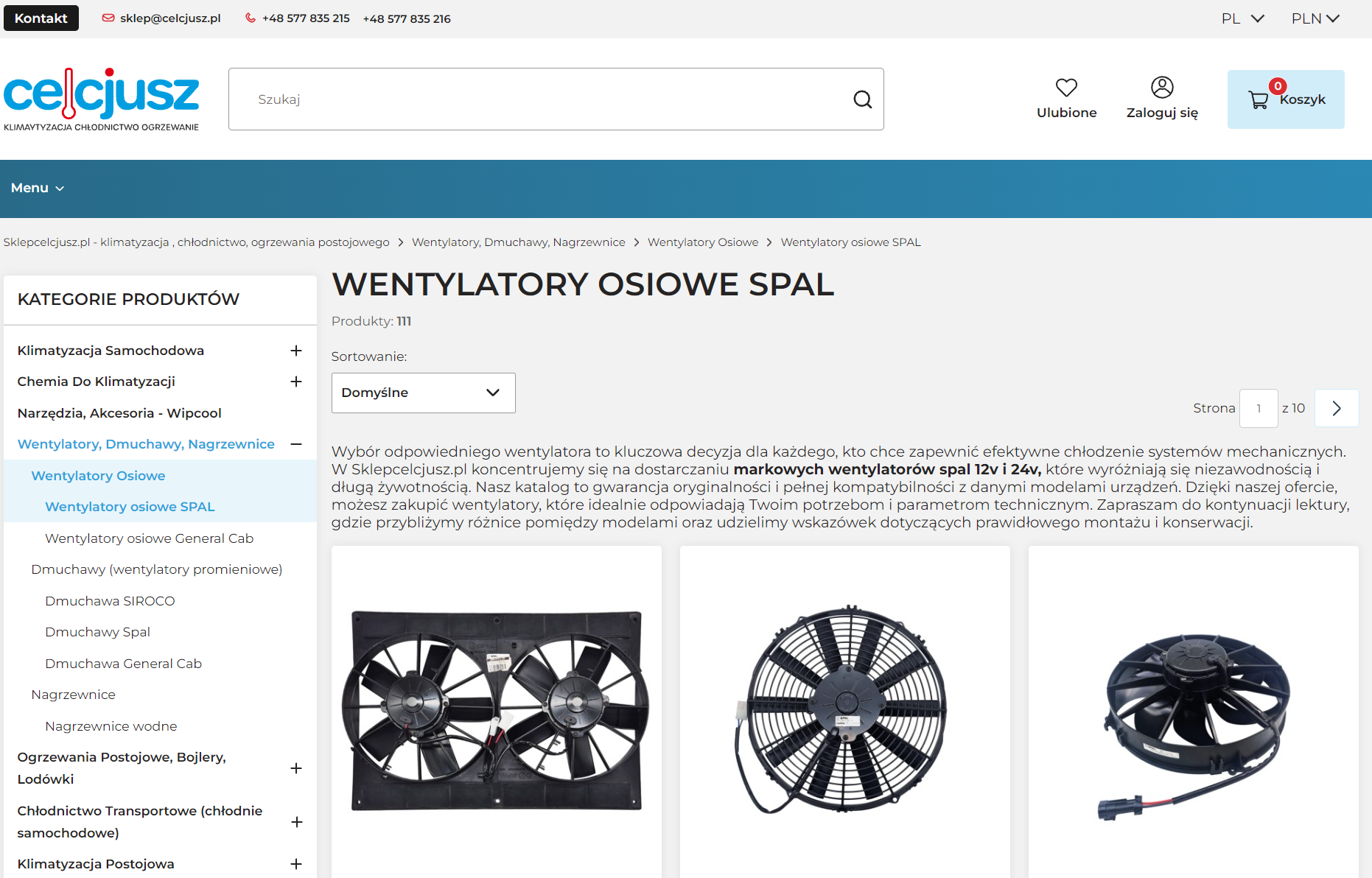 Wentylatory SPAL w pojazdach specjalnych i maszynach roboczych