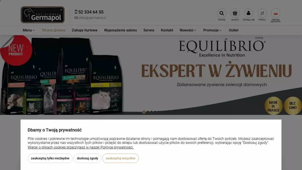 Zrzut ekranu strony