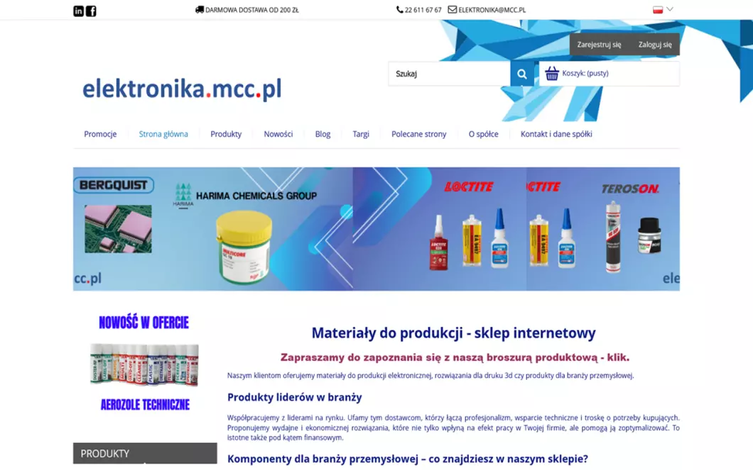 Zrzut ekranu strony