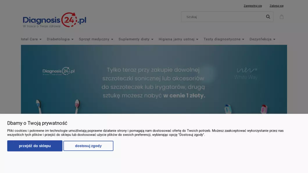 Zrzut ekranu strony